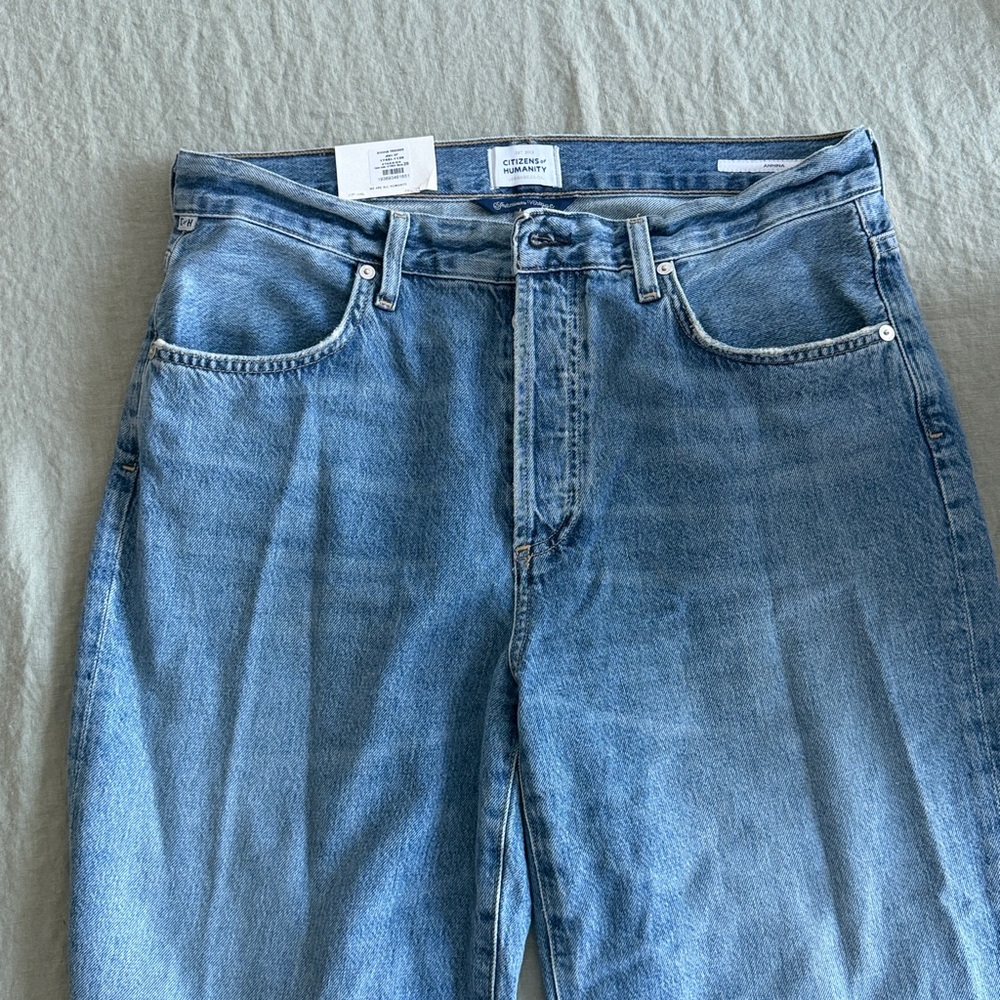Citizens Of Humanity Blue Flare & Wide Leg Jeans